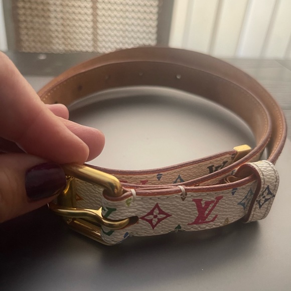 Louis Vuitton Takashi  Murakami collection multicolore belt main image 6